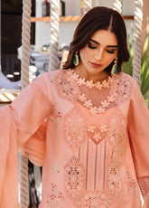 Rang Rasiya Premium Embroidered Lawn 3 Piece Unstitched Suit RR25PS D-RR-08 BAREEHA